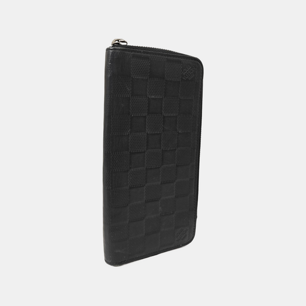 ZIPPY Damier Graphite Calfskin Black Wallet