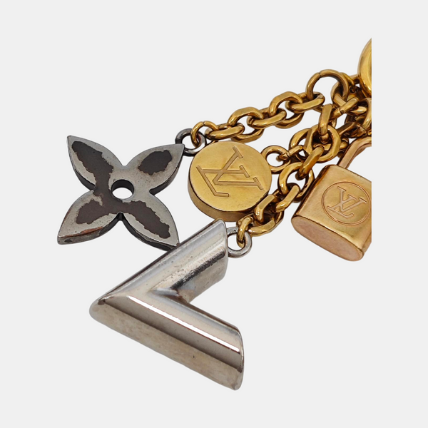 Metal Bag Charm Gold