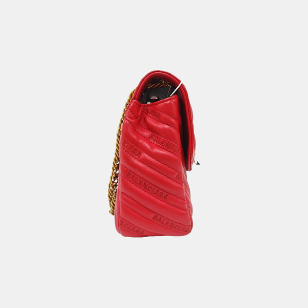BB Quilted Calfskin Red
