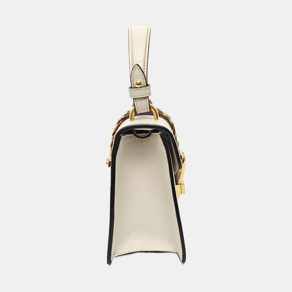 Sylvie Mini Calfskin White