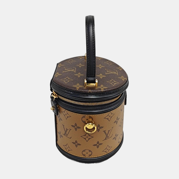 CANNES PM Monogram Coated Canvas Brown