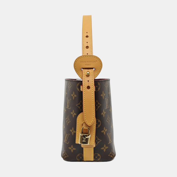 ALL IN BB Monogram Coated Canvas Brown