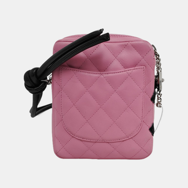 Authenticated pre-owned CAMBON Small Quilted Calfskin Pink - Shoulder Bag at Looply