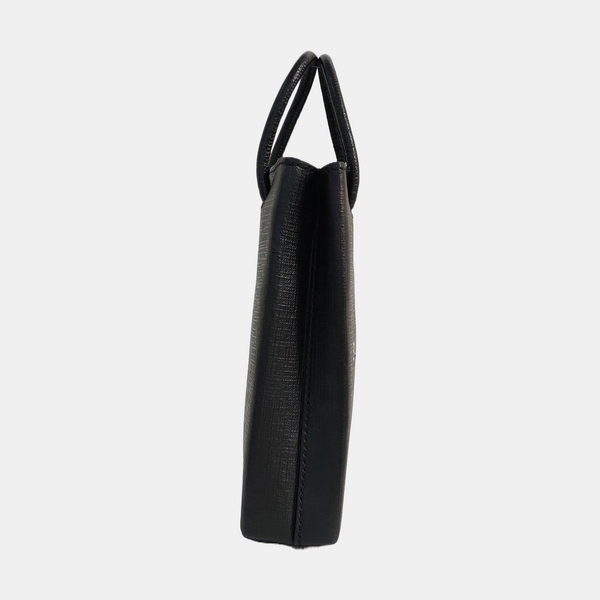 Shopping Bag Calfskin Black