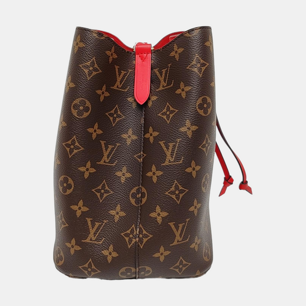 NÉONOÉ MM Monogram Coated Canvas Brown