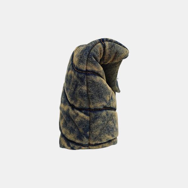 PUFFER Mini Quilted Denim Blue