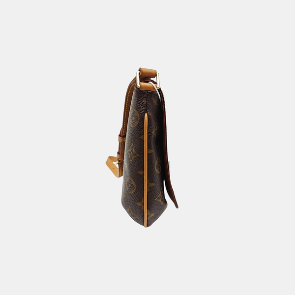 MUSETTE TANGO Monogram Coated Canvas Brown