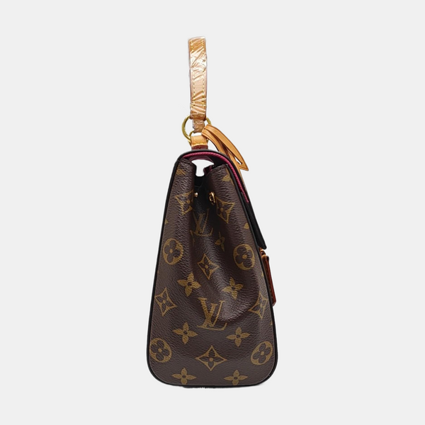 CLUNY Monogram Coated Canvas Brown