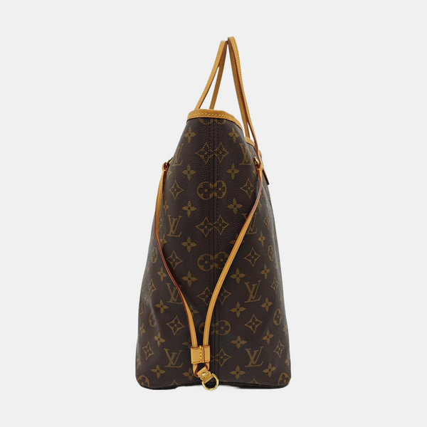 NEVERFULL Lona Revestida Monogram Marrón