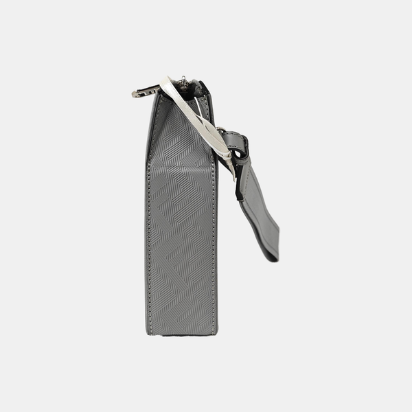 Calfskin Clutch Small Gray