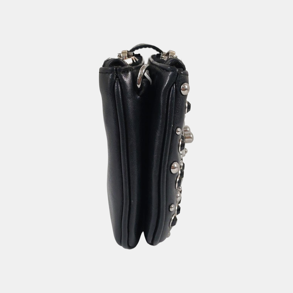 Calfskin Shoulder Bag Black