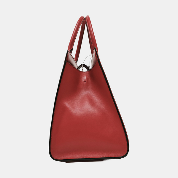 Saffiano Calfskin Tote Bag Red