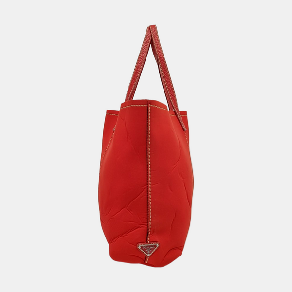 Fabric Tote Bag Red