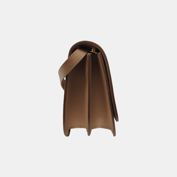 TB Small Calfskin Beige