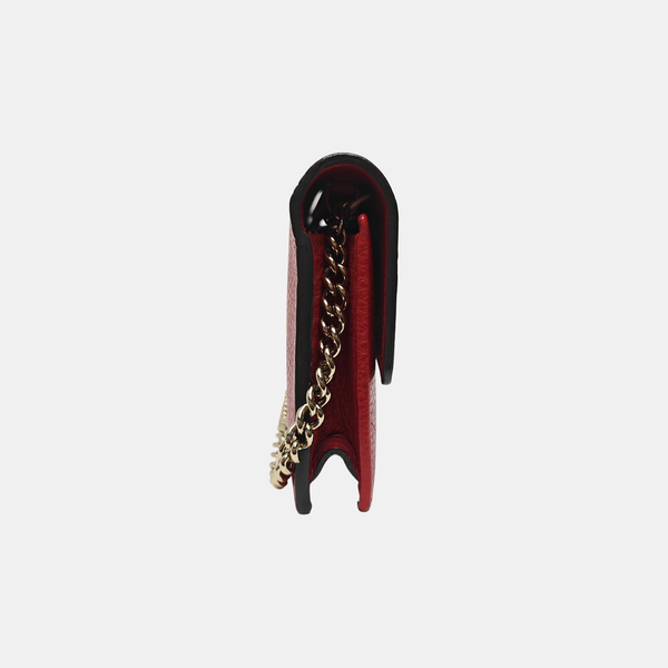 Calfskin Shoulder Bag Red