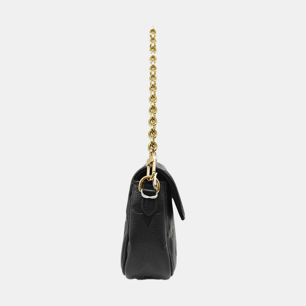 IVY Monogram Calfskin Black