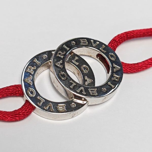 BVLGARI BVLGARI Fabric Silver Bracelet