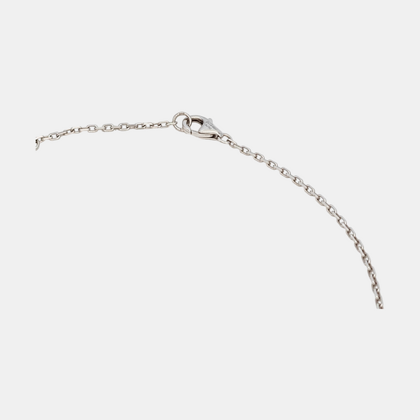 LOVE 18k White Gold Silver Necklace