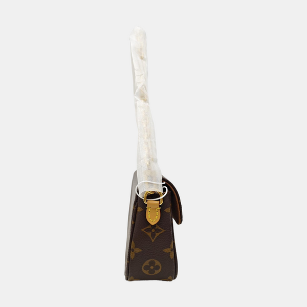 IVY Monogram Coated Canvas Brown