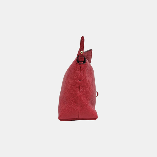 Calfskin Shoulder Bag Red
