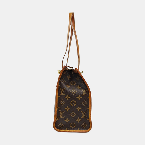 POPINCOURT Monogram Coated Canvas Brown