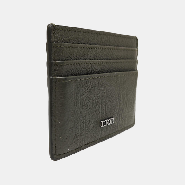 Calfskin Card Holder Green