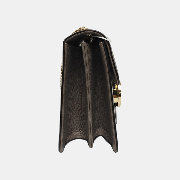 Interlocking G Small Calfskin Gray