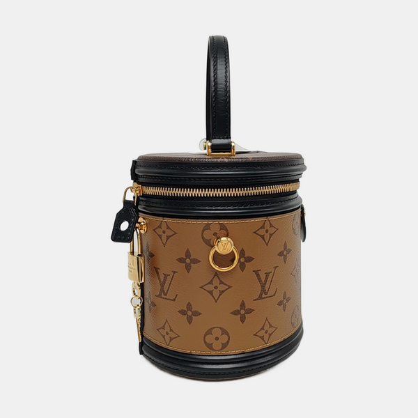 CANNES PM Monogram Coated Canvas Brown