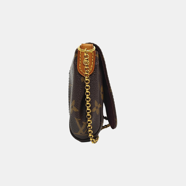 FAVORITE PM Monogram Coated Canvas Brown