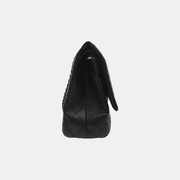 2.55 227 Quilted Calfskin Black