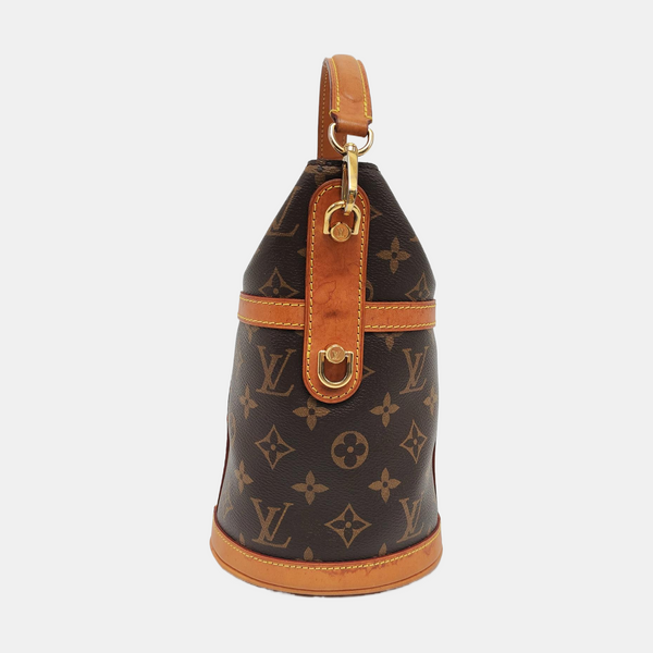 DUFFLE Monogram Coated Canvas Brown