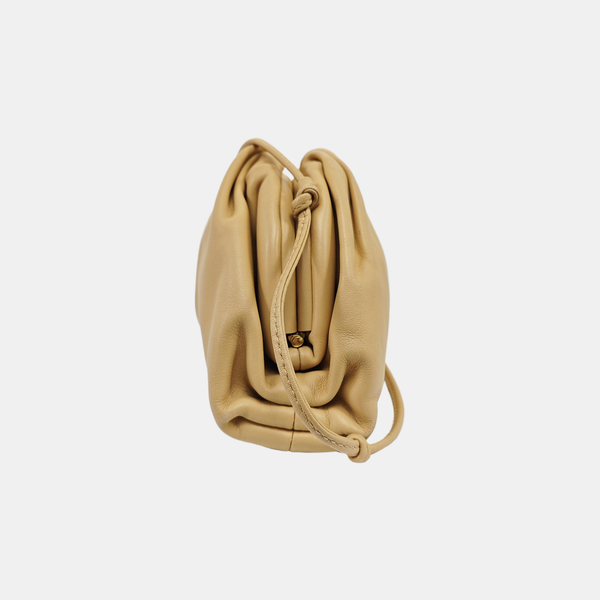 The Pouch Mini Lambskin Beige