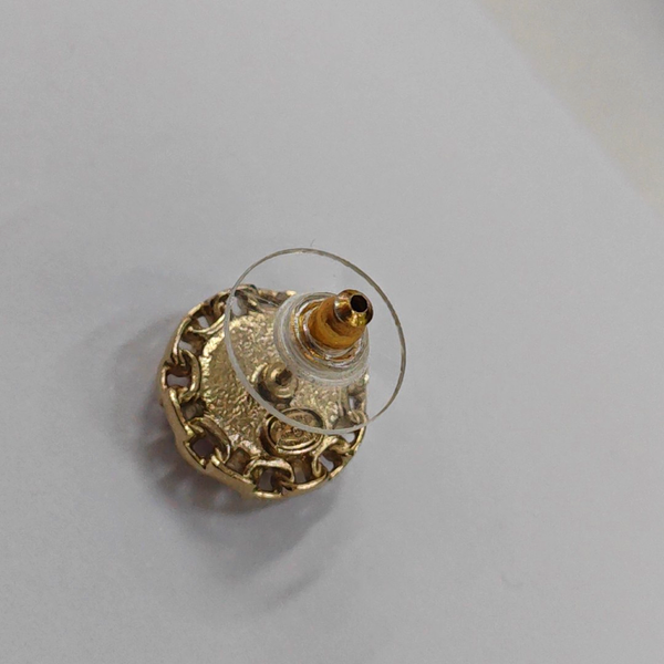 Metal Gold Stud Earrings