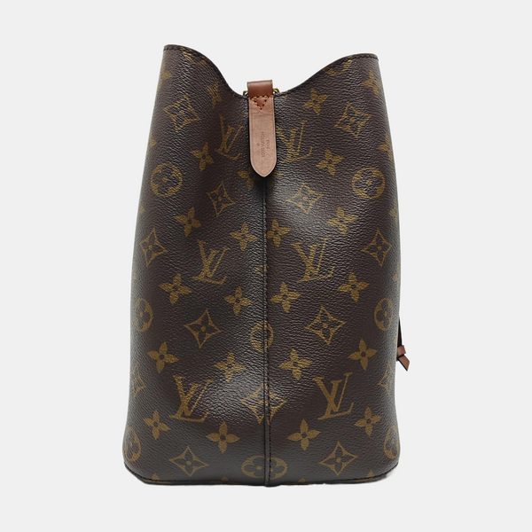 NÉONOÉ MM Monogram Coated Canvas Brown