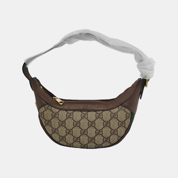 Ophidia Mini Monogram Coated Canvas Beige