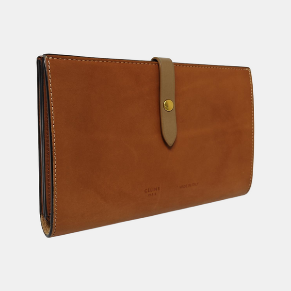 STRAP Large Calfskin Brown Wallet