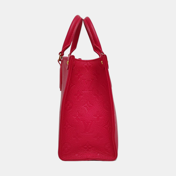 ONTHEGO PM Monogram Calfskin Red