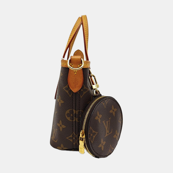 NEVERFULL BB Monogram Coated Canvas Brown