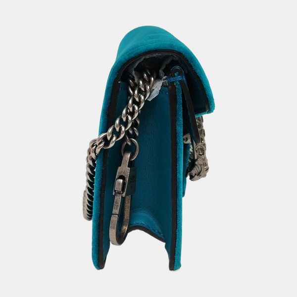 Authenticated pre-owned Dionysus Super Mini Velvet Green - Shoulder Bag at Looply