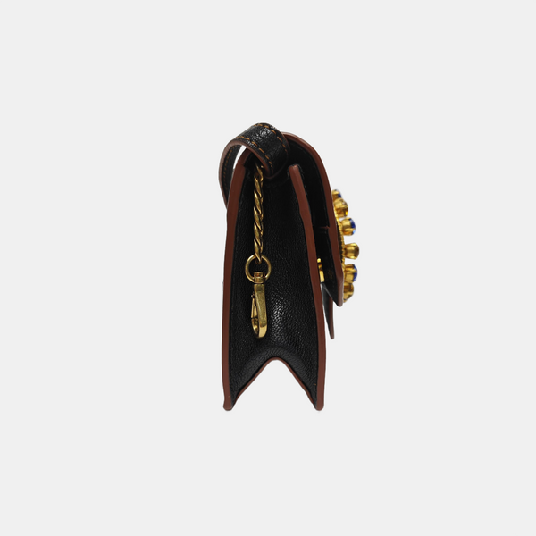 My Miu Calfskin Black