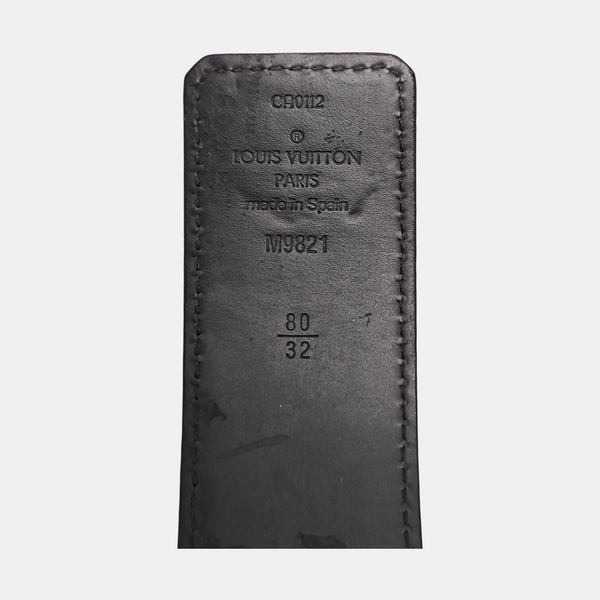 Coated Canvas Belt Brown