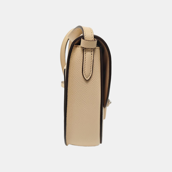 TROTTEUR Small Calfskin Beige