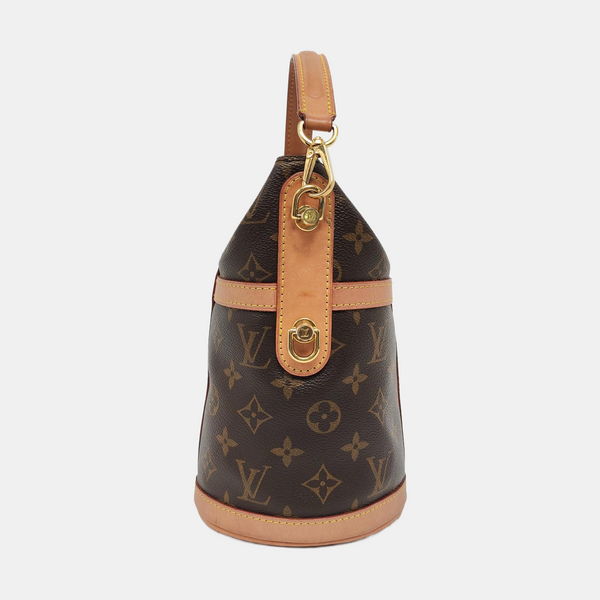DUFFLE Monogram Coated Canvas Brown