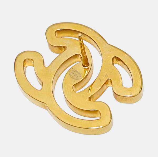 Metal Gold Stud Earrings