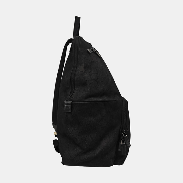 Monogram Canvas Backpack Black