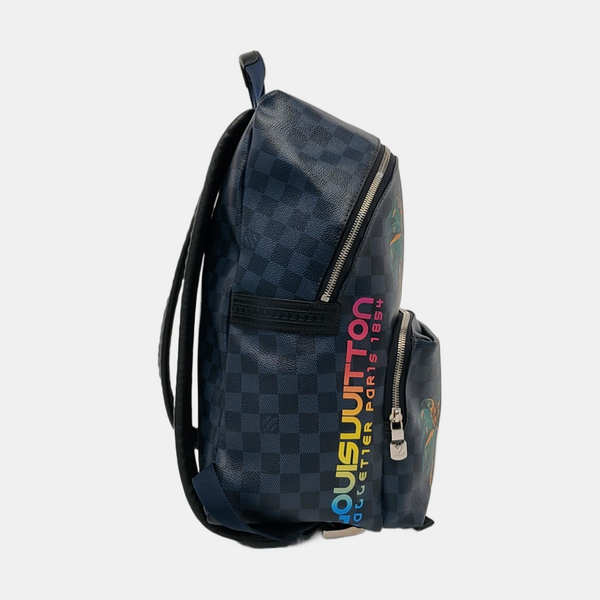 APOLLO Damier Coated Canvas Blue