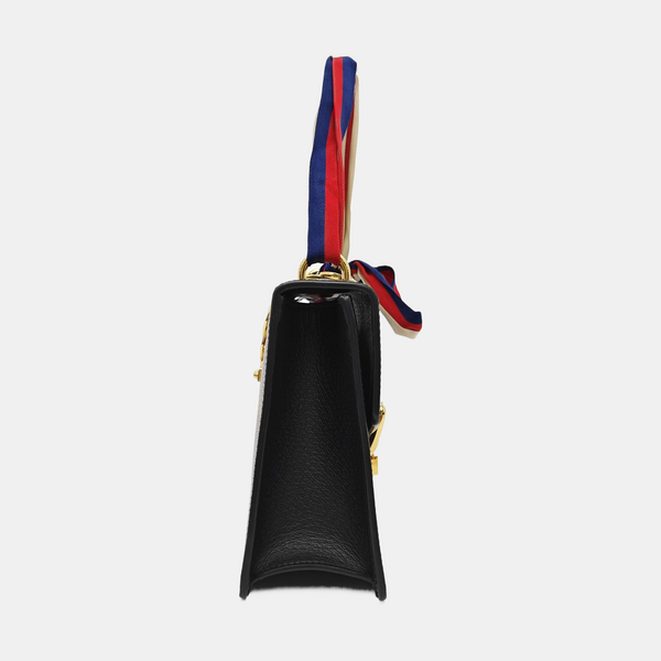 Sylvie Small Calfskin Black