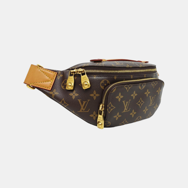 RUSH Monogram Coated Canvas Brown