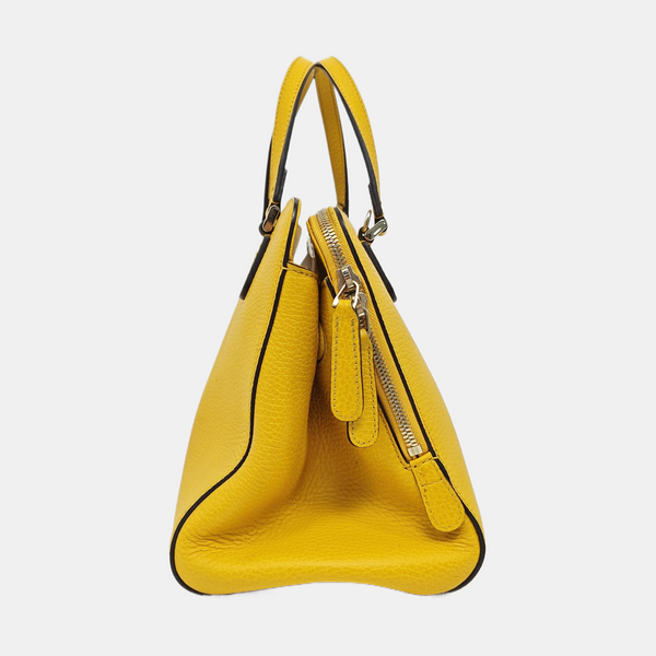Calfskin Tote Bag Yellow