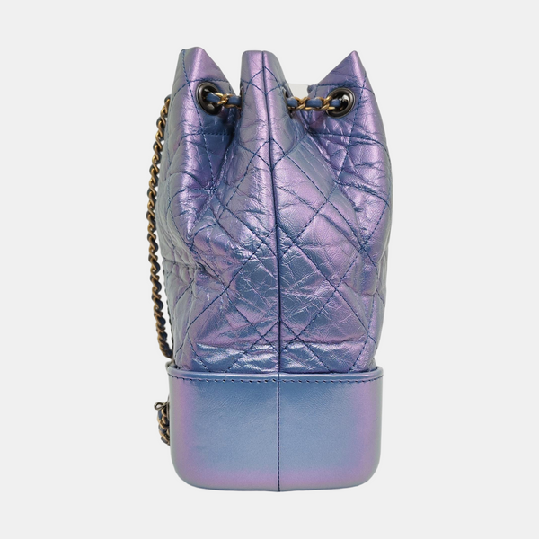 GABRIELLE Small Quilted Calfskin Purple